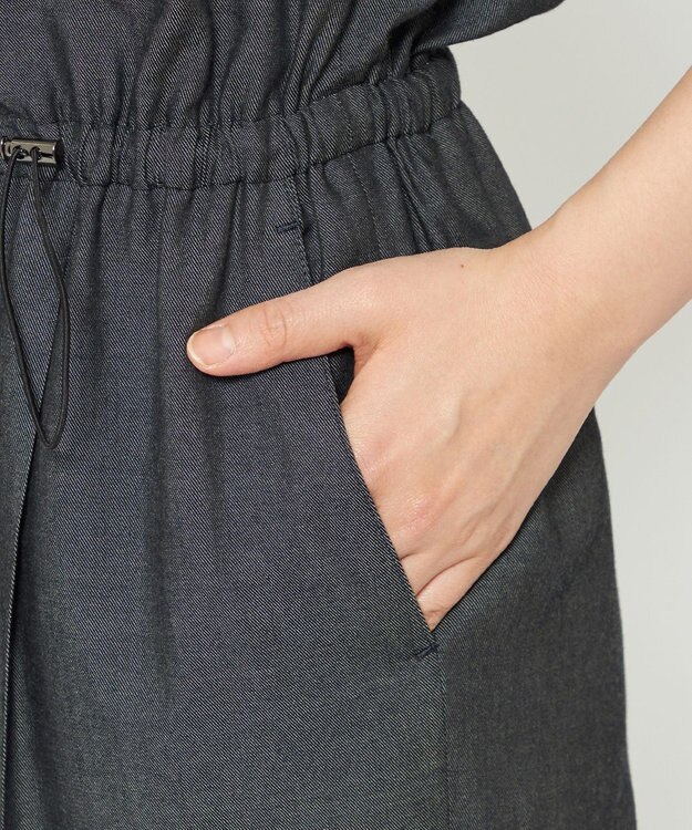 uncrave 【手洗い可】シャンブレー オールインワン（uncrave WHITE） インディゴ