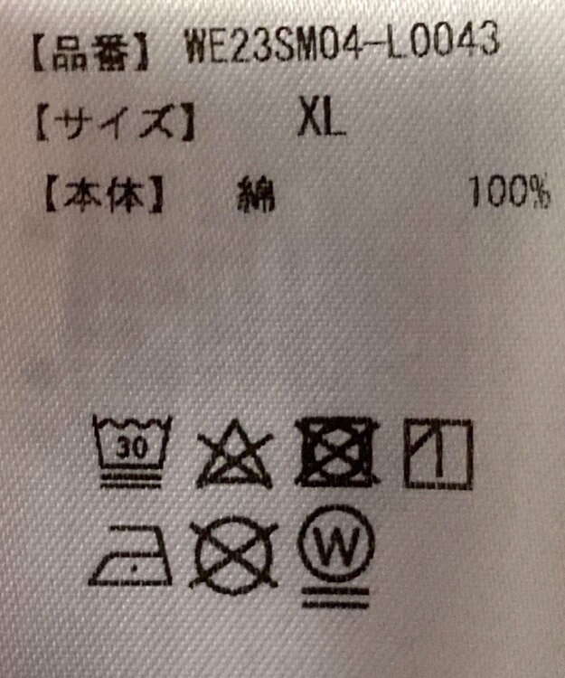 WEGO 【新色追加/手洗い可/綿100%/MLXLサイズ】クルーネックプリントTシャツ 柄14