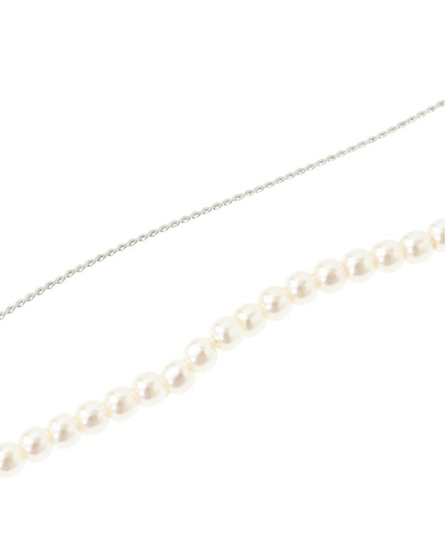 Green Parks ｅｖｅｒｙ　ｗａｌｋ．パールＹ字ネックレス Silver