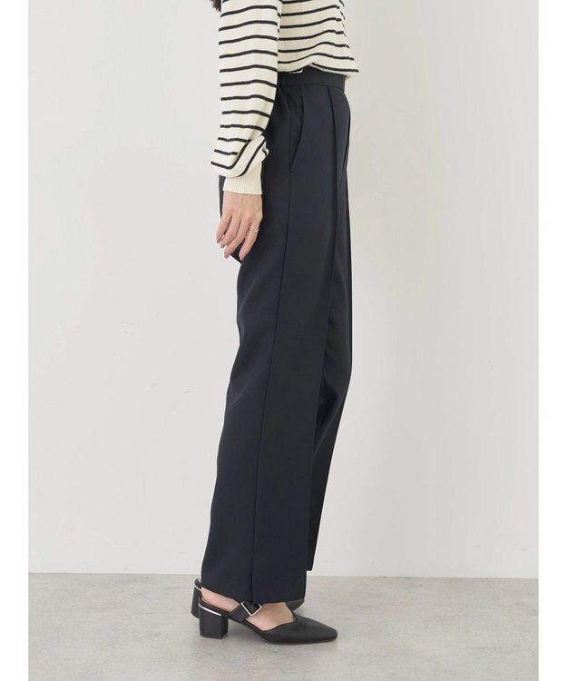 earth music&ecology サイドベンツパンツ Navy