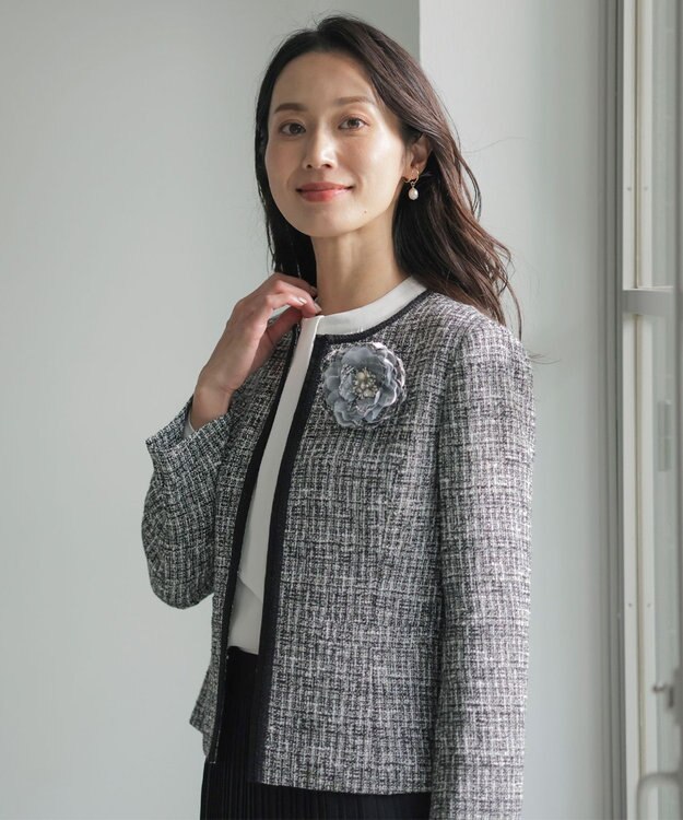 J.PRESS LADIES 【WEB限定】2way 淡水パール イヤカフ リング ゴールド系