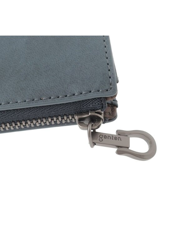 genten コルサ 長財布 ブルーグレー