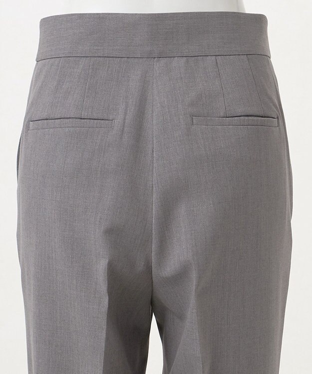 23区 【エステータ】ウールシルクギャバジン パンツ ライトグレー系
