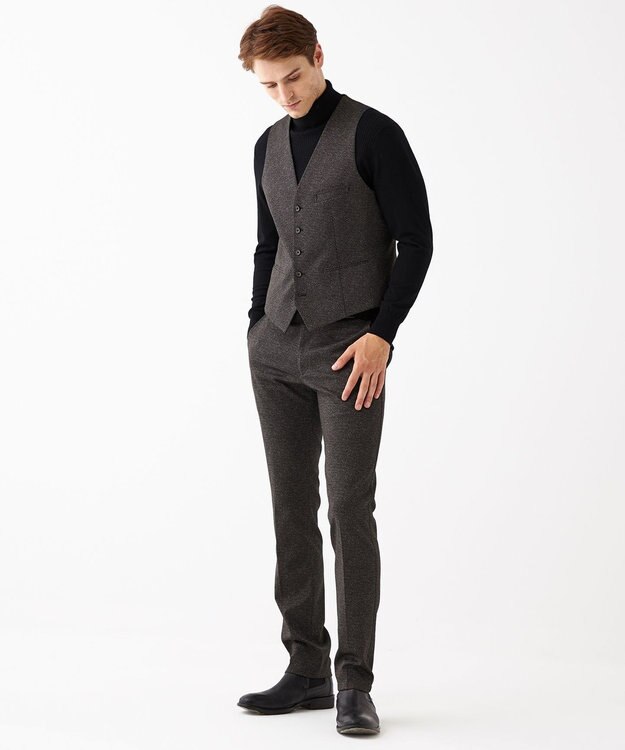 JOSEPH ABBOUD ツィーディジャージー パンツ グレー系7