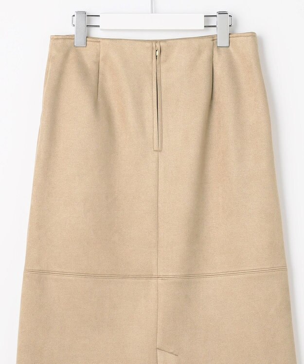 J.PRESS LADIES S スエードダンボール スカート ベージュ系