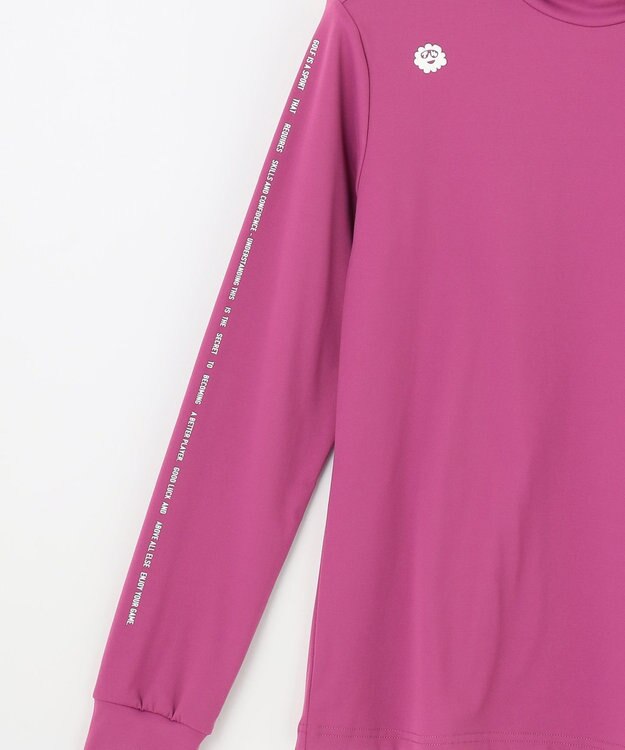 PW CIRCULUS 【WOMEN】スピンドルハイネックカットソー パープル系