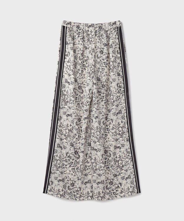 GRACE CONTINENTAL モノトーンフラワープリントパンツ キナリ