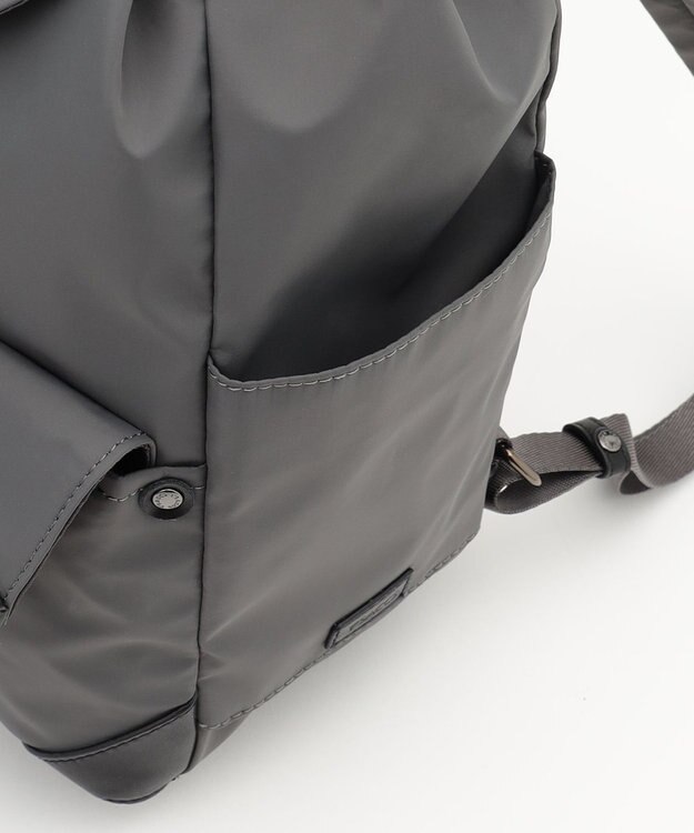 Y'SACCS ミリタリーフラップリュックサック ダークグレー