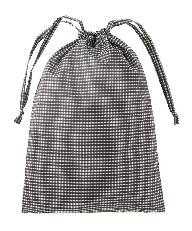 MOONBAT FLAT PURE サイクル レインポンチョ チェック 自転車 収納袋付き ブラック