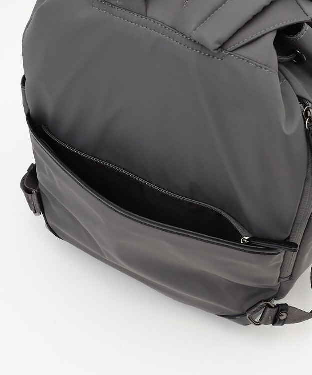 Y'SACCS ミリタリーフラップリュックサック ダークグレー