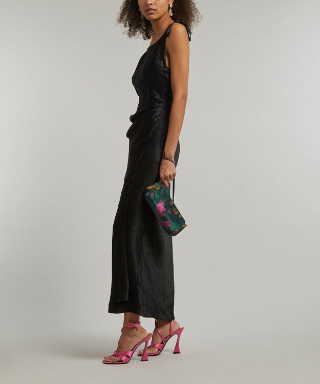 LIBERTY. ベッツィ シャドウ キャバレー リストレット バッグ ダークグリーン