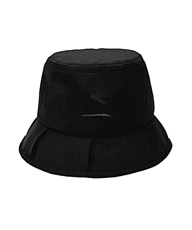 林八百吉商店 un chapeau　フリルハット ブラック