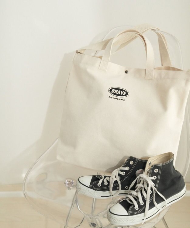 WEGO 2wayキャンバストート 柄1