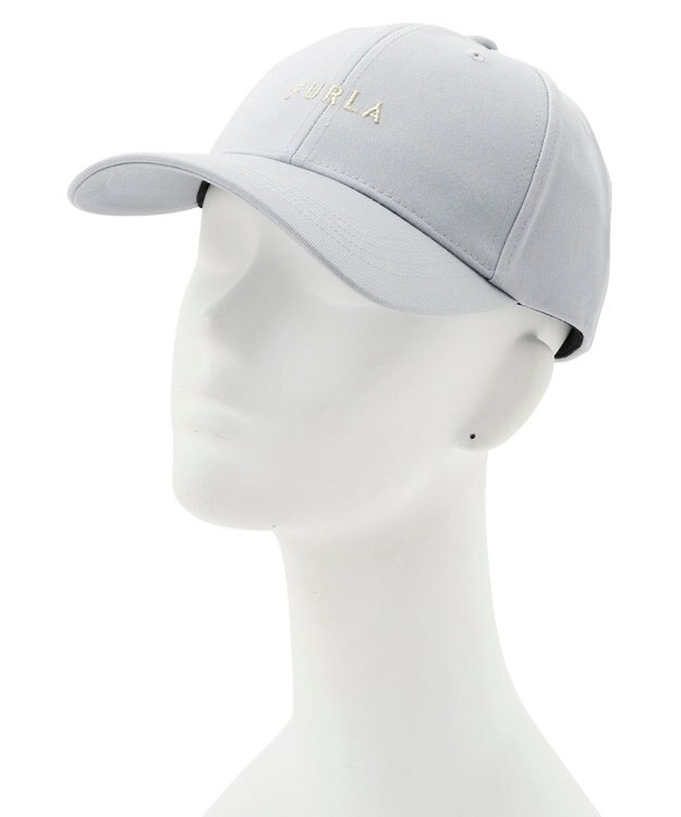 MOONBAT FURLA(フルラ) フロントロゴ刺繍キャップ UV グレー