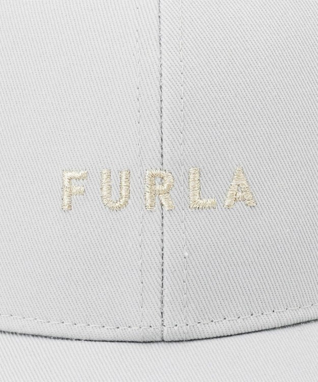 MOONBAT FURLA(フルラ) フロントロゴ刺繍キャップ UV グレー