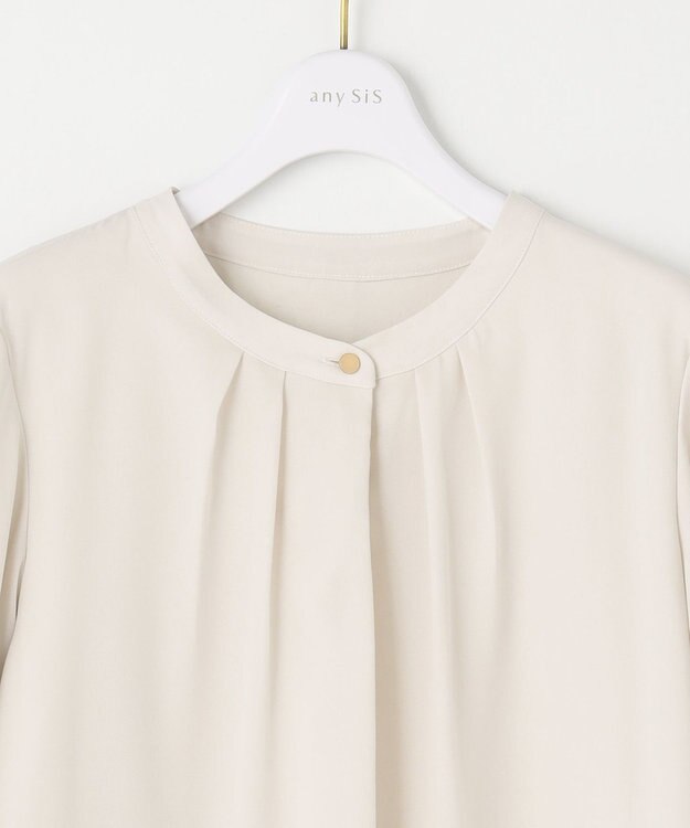 ANY SIS 【WEB・一部店舗限定】エニポカシリーズ ブラウス アイボリー