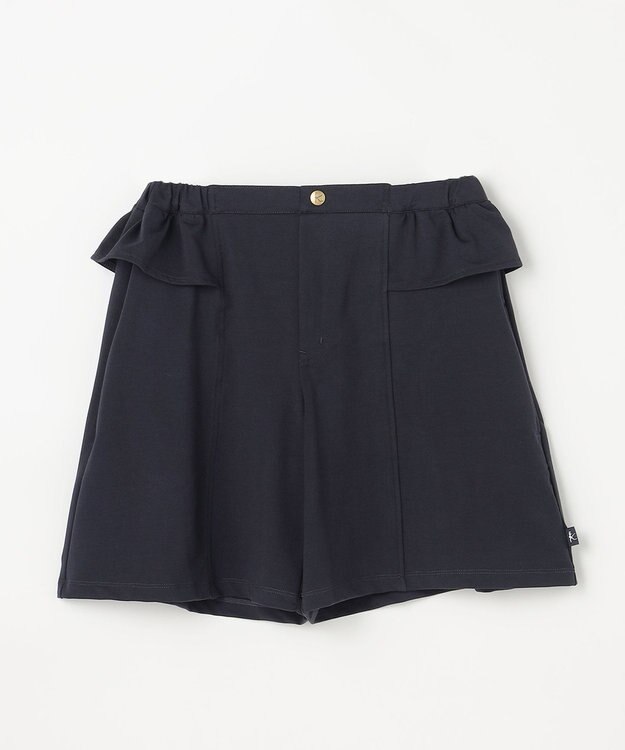 組曲 KIDS 【150-160㎝】ソフトストレッチ ショートパンツ ネイビー