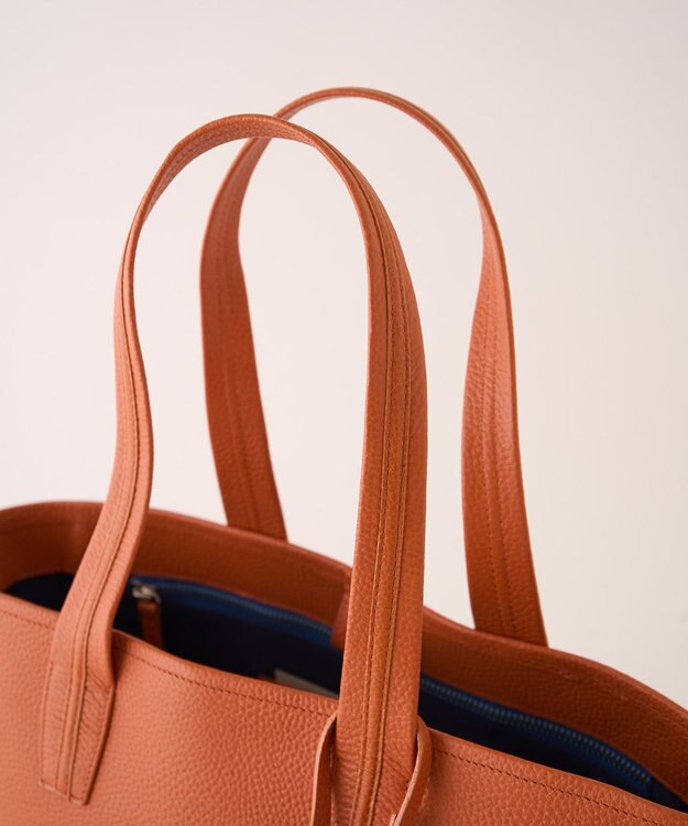 MIYABIYA セカンドエフォート シュリンクレザートートバッグ オレンジ