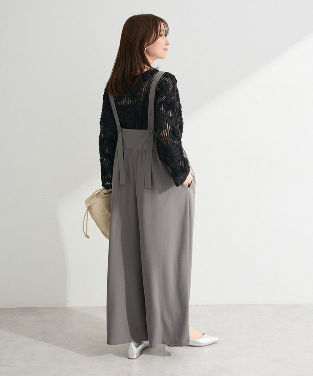 Green Parks スカーチョサロペット Gray