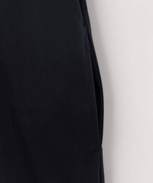 J.PRESS LADIES 【接触冷感・UVケア】コンパクトコットンスムース バンドカラー ワンピース ネイビー系