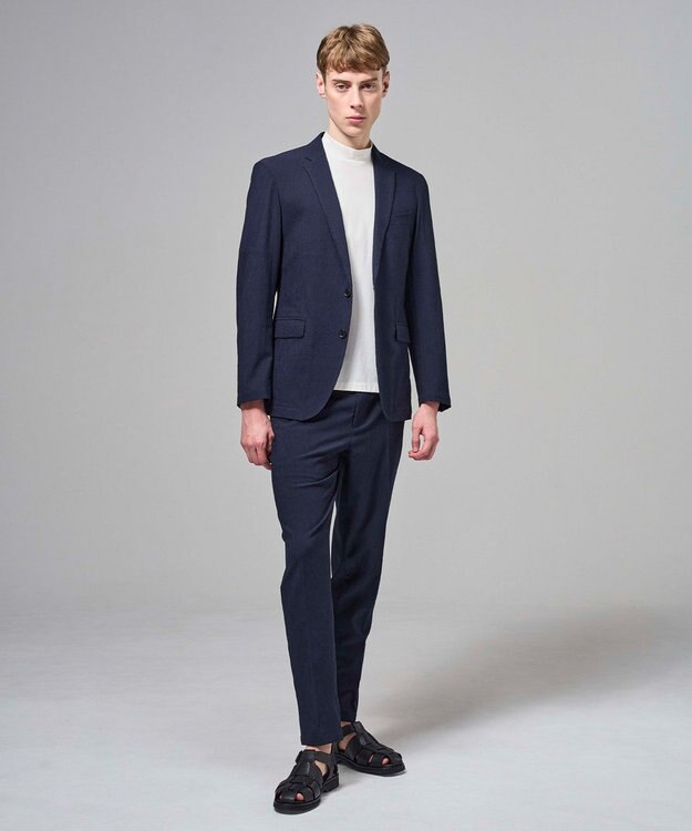 JOSEPH HOMME 【新色追加】ハイゲージベアスムース　モックネックＴシャツ ホワイト系