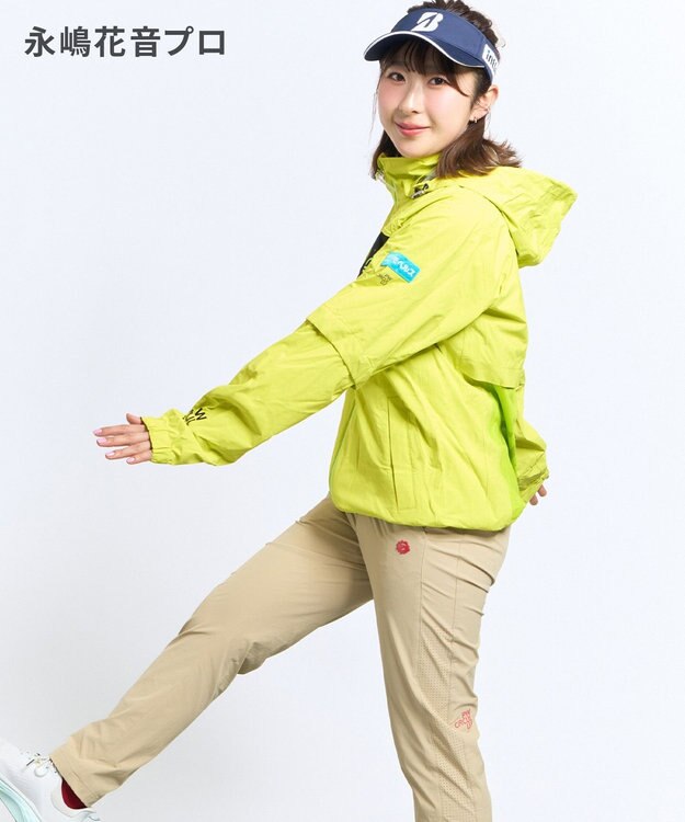 PW CIRCULUS 【 耐水圧20000mm  / レイン対応 】【UNISEX】防水レインウエアセット ゴルフ ライトグリーン系