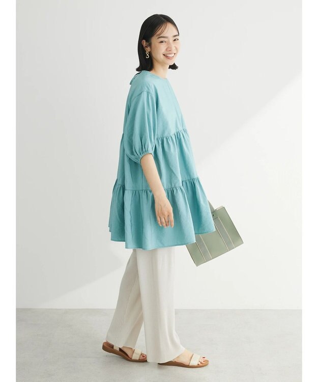 Green Parks ・ＥＬＥＮＣＡＲＥ　ＤＵＥ　ティアードチュニック Light Green