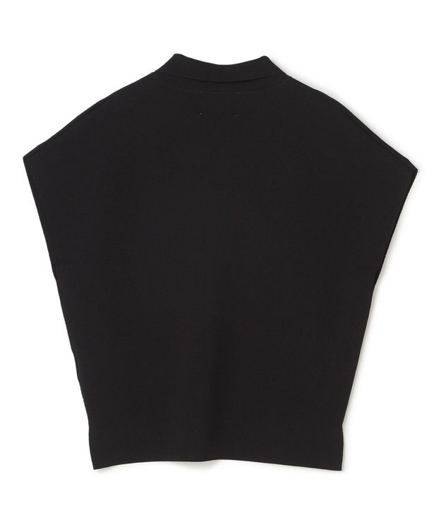 BEIGE， NADIA / ストレッチ スキッパーニット Black