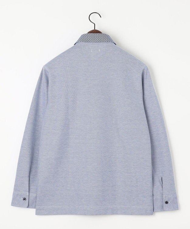 JOSEPH ABBOUD 【キングサイズ・オーガニックコットン使用】ダディ ポロシャツ ブルー系