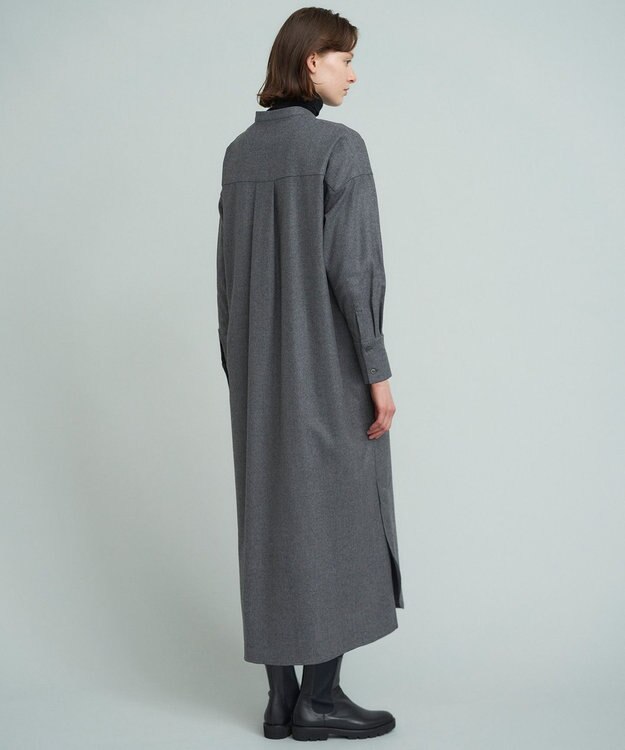 23区 【SACRA】ウィンシークロス ワンピース グレー系