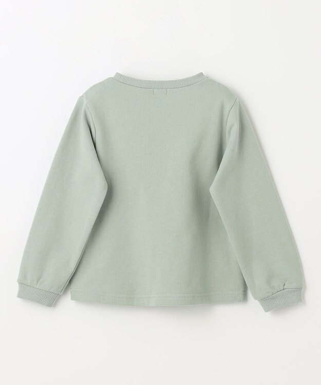 ANY KIDS 【春まで主役】アニマル発泡プリントトレーナー ミント