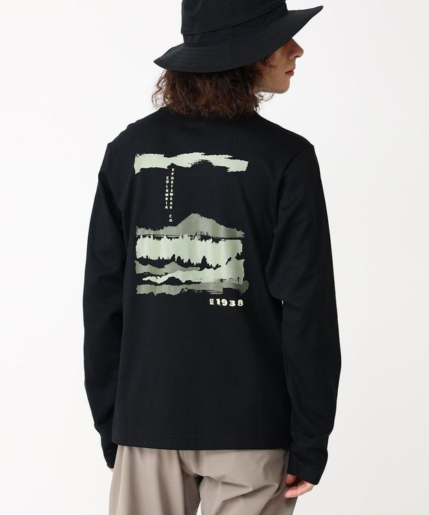 Columbia Columbia/ プラネタリーポイントロングスリーブグラフィックティー /コロンビア Black、 Painterly Plains