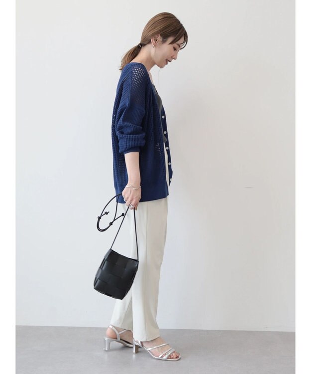 AMERICAN HOLIC 美・美・美接触冷感テーパードパンツ Ivory