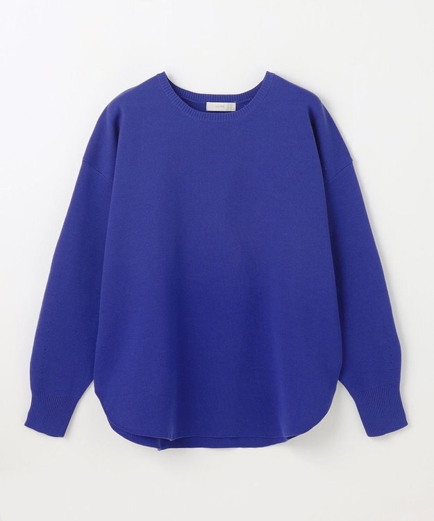 ANY ミラノリブニットプルオーバー ブルー