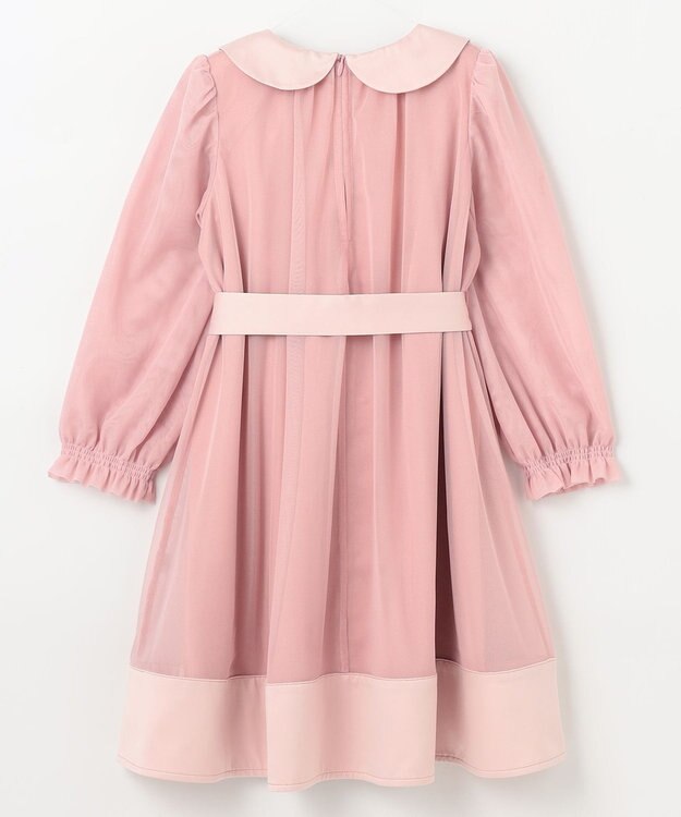 組曲 KIDS 【110-140㎝】チュールフレア ドレス ピンク