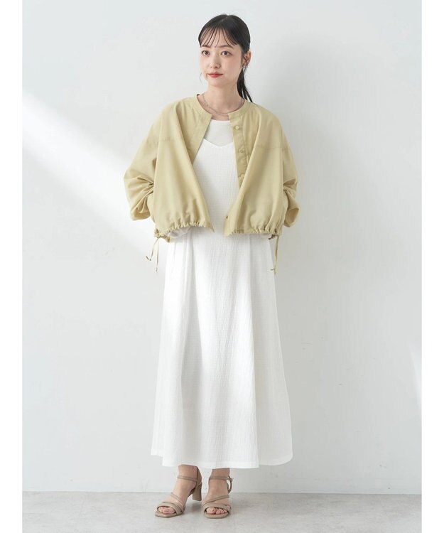 earth music&ecology シャツブルゾン Lime Green