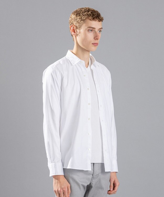 JOSEPH HOMME 【LEON 掲載】80/2オックス　レギュラーカラーシャツ ホワイト系