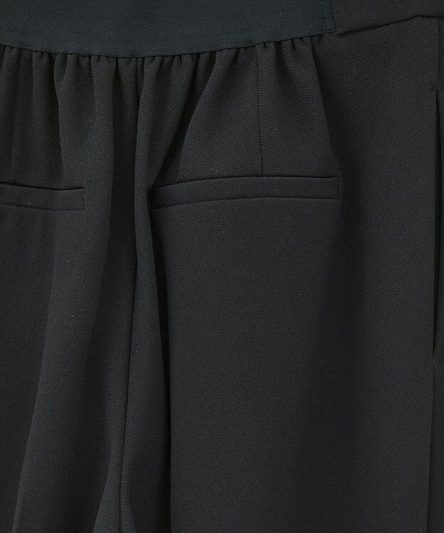 Green Parks きれいシルエットパンツ（テーパード） Black