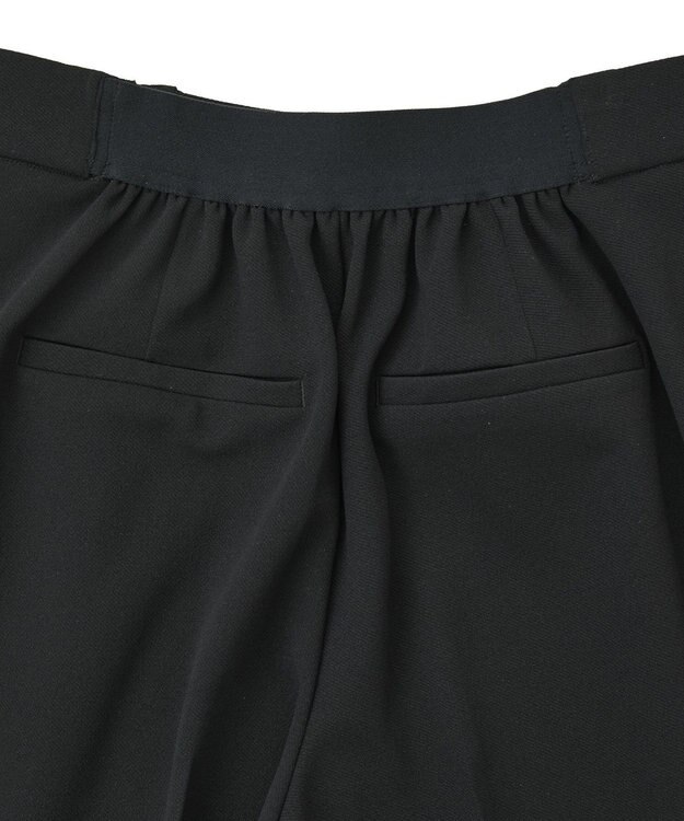 Green Parks きれいシルエットパンツ（テーパード） Black