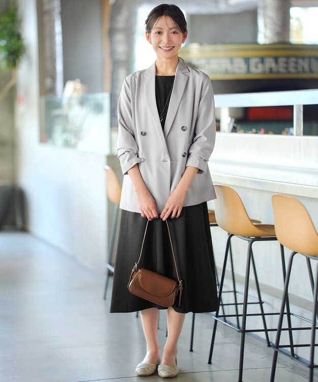 Tiaclasse 【安田美沙子さん着用・2TYPE肩紐/ショルダー&斜め掛け】フラップミニバッグ モカ(プレーン）