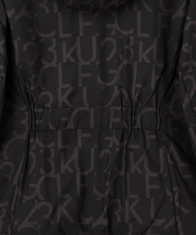 23区GOLF 【WOMEN】中綿ロゴグラフィックブルゾン ブラック系5