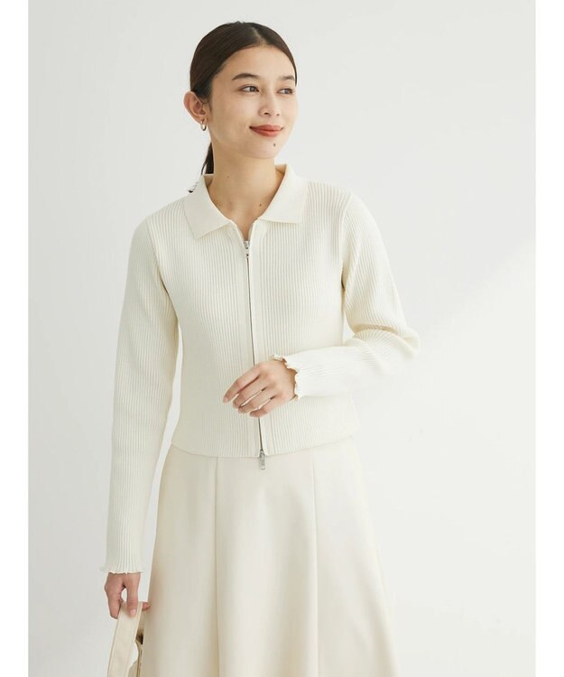 Green Parks ・ＥＬＥＮＣＡＲＥ　ＤＵＥ　Ｗ　ＺＩＰ　ムジカーデ Off White