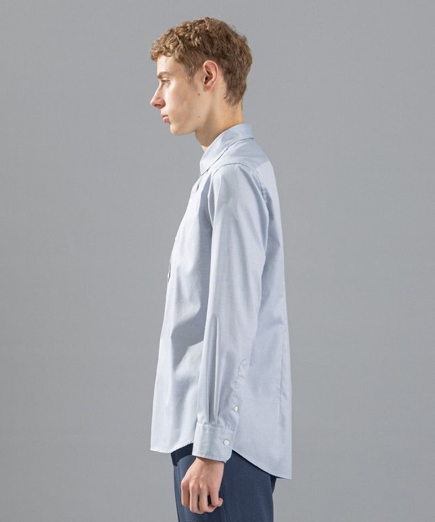 JOSEPH HOMME 【LEON 掲載】80/2オックス　レギュラーカラーシャツ サックスブルー系