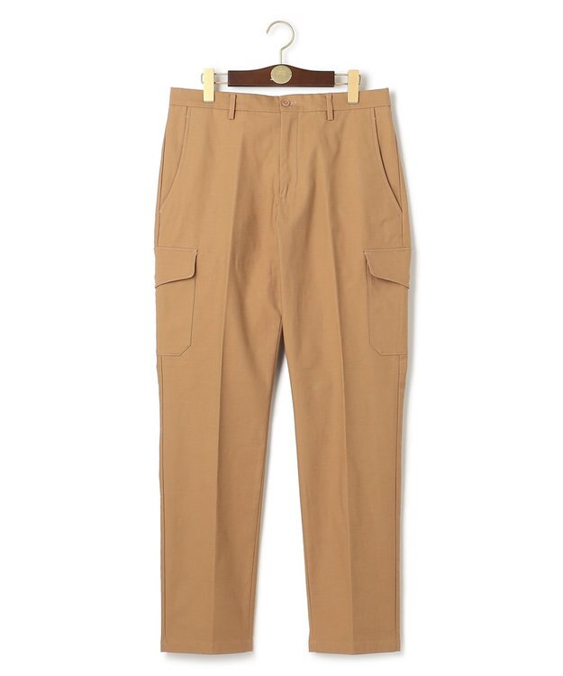 J.PRESS MEN バックサテンストレッチカーゴパンツ ベージュ系