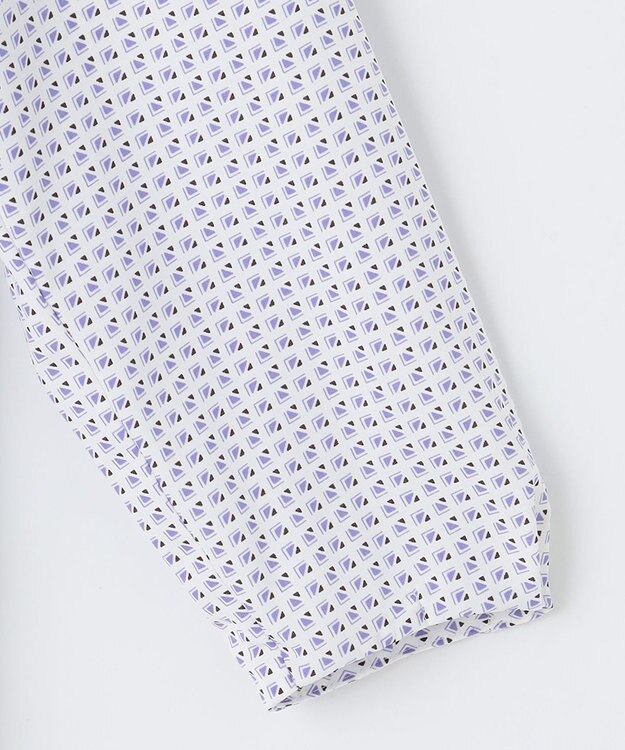 J.PRESS LADIES 幾何プリント ボウタイ カットソー ふじ色系5