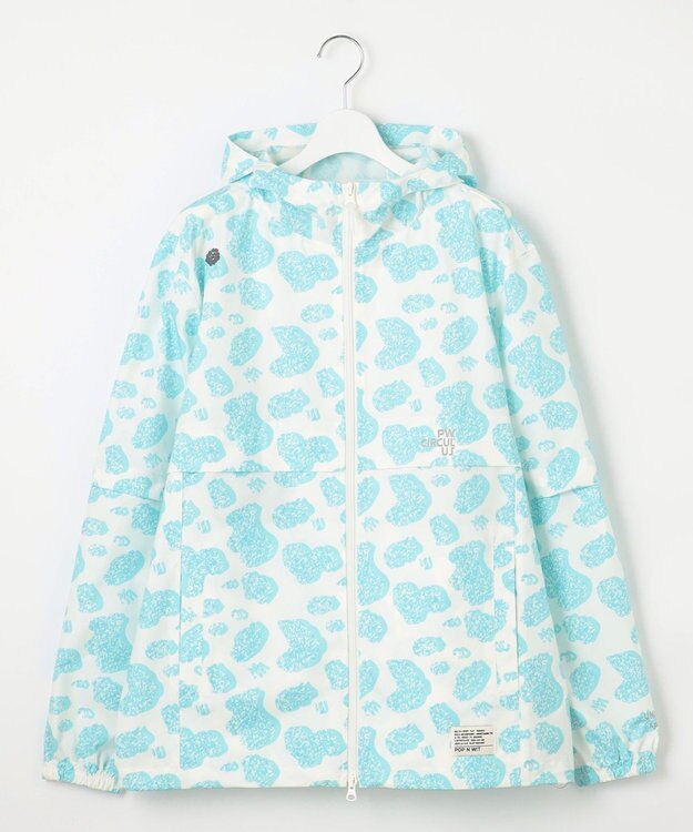 PW CIRCULUS 【撥水加工/ストレッチ】【MEN】アニマルドット2Wayブルゾン  ゴルフ ブルー系5