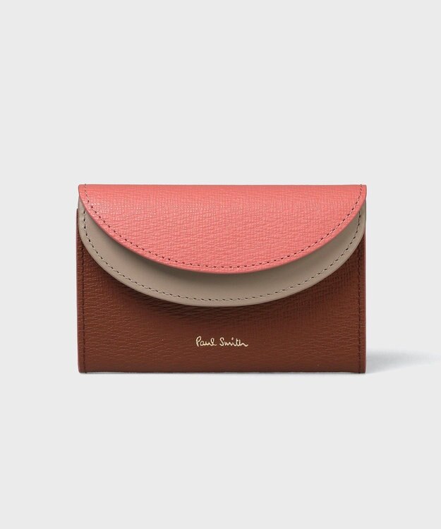 Paul Smith カラーブロック 名刺入れ ピンク