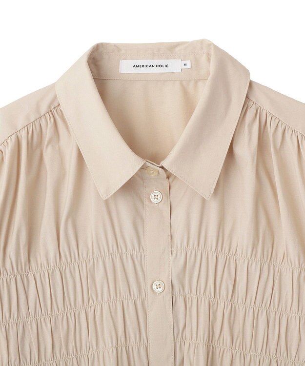 AMERICAN HOLIC シャーリングシャツ Light Beige