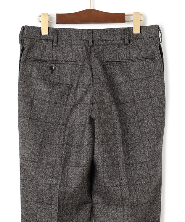 J.PRESS MEN 【WEB・一部店舗限定】ソフトタッチツイスト ウィンドーペーン スラックス ダークブラウン系4