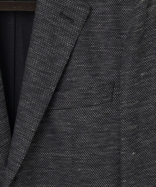 GOTAIRIKU 2年連続売上NO1【吸水速乾/ウォッシャブル/ストレッチ】ノルマンディーリネン カーディガンジャケット(25年モデル) グレー(NEW/フラップポケット)